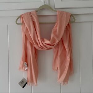 Coach Light Pink Wool Scarf